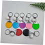 TimoJojo Lot de 7 porte-clés en forme de balle de tennis de table - Porte-clés pour clés de voiture - Porte-clé de voiture - Por
