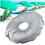 Jenngaoo Sac de Poids de Base de Drapeau, Sac de Poids de Base de Drapeau de Plume de Parapluie Extérieur Rond Pliable Portable 