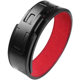 HYXSHOP Ceinture D'haltérophilie Hommes Squat Deadlift Cuir Taille Soutien Puissance Haltérophilie Levier Boucle Réglable Dos So