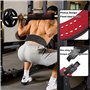 HYXSHOP Ceinture D'haltérophilie Hommes Squat Deadlift Cuir Taille Soutien Puissance Haltérophilie Levier Boucle Réglable Dos So