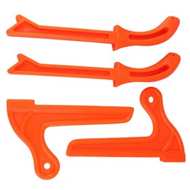 En couleur orange de s curit bloque de empuje poussoir en bois bloque de empuje poussoir de scie bois