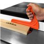 En couleur orange de s curit bloque de empuje poussoir en bois bloque de empuje poussoir de scie bois, outil de protection des m
