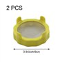 Wudaizhi Couvercles De Germination 2pcs Pot Maçon Couvercles Couvercles en Plastique avec Un Écran en Acier Inoxydable pour Les 