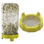 Wudaizhi Couvercles De Germination 2pcs Pot Maçon Couvercles Couvercles en Plastique avec Un Écran en Acier Inoxydable pour Les 
