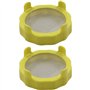 Wudaizhi Couvercles De Germination 2pcs Pot Maçon Couvercles Couvercles en Plastique avec Un Écran en Acier Inoxydable pour Les 
