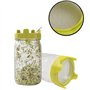 Wudaizhi Couvercles De Germination 2pcs Pot Maçon Couvercles Couvercles en Plastique avec Un Écran en Acier Inoxydable pour Les 