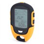 Pwshymi Thermometre de Randonnée, Altimètre Multifonction Récepteur de Navigation GPS Barométrique Numérique pour Camping