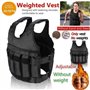 20kg/50kg Gilet De Poids Ajustable Veste De Poids