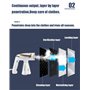 Défroisseur vapeur portable for vêtements, défroisseur vapeur 1600 W avec réservoir d'eau de 250 ml et chauffage rapide en 40 se