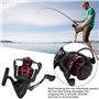 LT4000 Moulinet de Filature de Canne à pêche en métal Moulinet de Ligne de pêche Portable Accessoire de pêche de Radeau à Bascul