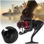 LT4000 Moulinet de Filature de Canne à pêche en métal Moulinet de Ligne de pêche Portable Accessoire de pêche de Radeau à Bascul