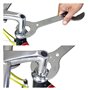 Aqxyedc Outils de réparation de cyclisme multi-têtes 30 32 36 40mm clé de casque de vélo de montagne vtt wanglan