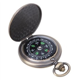 ZHGUIMING Boussole de Navigation Portable en Plein air en Alliage de Zinc Montre de Poche Rabattable Boussole en Plein air Campi