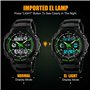 VDSOW Digital Montres pour Enfants garçons - 50 m étanche Sports de Plein air Montre analogique avec Alarme/minuteur/Double Fuse