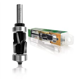 Fraiser® Fraise à affleurer avec support supérieur de 8 mm pour bois