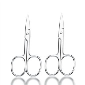 Audentiax Ciseaux à ongles et cuticules (Pack de 2) - Outil professionnel pour manucure et pédicure