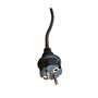 Enrouleur de câble 50M - Rallonge de Jardin avec 4 Prises - 3x2,5mm² - Poignée Ergonomique - IP20 - Jaune/Noir - 2950W - Pour In