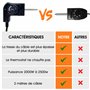 Câble plancha avec thermostat universel de rechange prise - 250 V 10 A 2000 W - 2 500 W avec 5 niveaux - 2 mètres de long Pièces