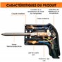 Câble plancha avec thermostat universel de rechange prise - 250 V 10 A 2000 W - 2 500 W avec 5 niveaux - 2 mètres de long Pièces