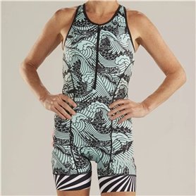 Combinaison de cyclisme femme Triathlon sans manches vêtements combinaison été combinaison à séchage rapide combinaison d'équita