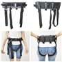 ZZBB Aides à la Verticalisation, Sangle de Transfert de Patient pour Personnes Âgées, Ceinture de Marche avec Poignées et Tours 