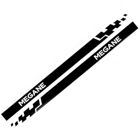 WWJZSZPB Décalcomanies pour Voitures pour Megane 2 3 4 RS MK2 MK3 MK4 Turbo GT