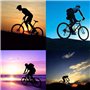 UNBIT Combinaison de cyclisme for hommes, combinaison de Triathlon, manches longues/pantalons avec poches, ensembles de maillot 