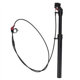 CHICIRIS Tige de Selle réglable vélo en Alliage d'aluminium Strudy 0 100mm/0 3.9in Suspension pour VTT(27.2mm)-Tige De Réglable
