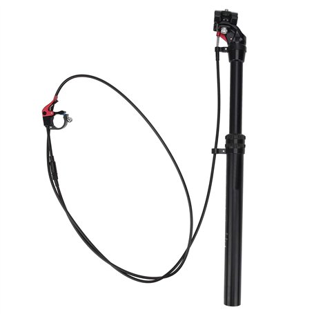 CHICIRIS Tige de Selle réglable vélo en Alliage d'aluminium Strudy 0 100mm/0 3.9in Suspension pour VTT(27.2mm)-Tige De Réglable