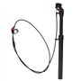 CHICIRIS Tige de Selle réglable vélo en Alliage d'aluminium Strudy 0 100mm/0 3.9in Suspension pour VTT(27.2mm)-Tige De Réglable