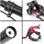 CHICIRIS Tige de Selle réglable vélo en Alliage d'aluminium Strudy 0 100mm/0 3.9in Suspension pour VTT(27.2mm)-Tige De Réglable