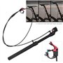 CHICIRIS Tige de Selle réglable vélo en Alliage d'aluminium Strudy 0 100mm/0 3.9in Suspension pour VTT(27.2mm)-Tige De Réglable