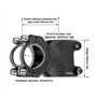 4 x 35 mm Applicable aux guidons de vélo d'un diamètre de 25