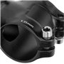 Dilwe Potence Courte de vélo, Potence de Guidon de vélo de 25,4 x 35 mm Applicable aux guidons de vélo d'un diamètre de 25,4 mm 