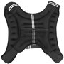 DAUERHAFT Veste de Musculation à Bandes élargies Noires Gilet de Musculation Gilet lesté pour l'entraînement en Force