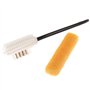 Brosse À Chaussures 2pcs / Set Cuir Stain Cleaner Cleaner Surede Chaussure De Chaussure De Nettoyage 3 côté Brosse de nettoyage 