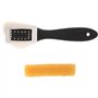 Brosse À Chaussures 2pcs / Set Cuir Stain Cleaner Cleaner Surede Chaussure De Chaussure De Nettoyage 3 côté Brosse de nettoyage 