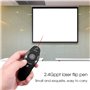 Librotime RF 2.4Ghz USB Présentateur sans Fil Pointeur Laser PPT Télécommande pour Présentation Powerpoint Enseignement Réunion 