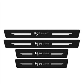 OOzie 4 Pièces Protecteur de Seuil de Porte de Voiture pour DS Spirit DS3 DS4 DS4S DS5 DS 5LS DS6 DS7