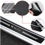 OOzie 4 Pièces Protecteur de Seuil de Porte de Voiture pour DS Spirit DS3 DS4 DS4S DS5 DS 5LS DS6 DS7,Plinthes pour Auto Plaques