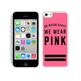 Iphone 5c Case Custom Design Victoria's Secret Love Pink 48 Protective Cell Phone Cover Case for Iphone 5c White