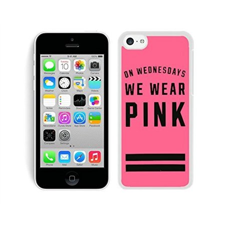 Iphone 5c Case Custom Design Victoria's Secret Love Pink 48 Protective Cell Phone Cover Case for Iphone 5c White