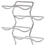 Amazon Basics Casier à bouteilles Style moderne 12 Chromé, Taille L