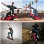LAYENNE Skateboard Skateboard complet professionnel de 31 x 8 pouces, planche à skateboard 7 couches, support ABEC-11, convient 