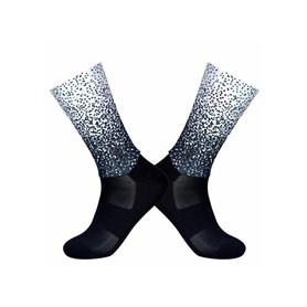 Chaussettes De Sport Homme Silicone Antidérapante Summer Aero Ligne White Cyclisme Sports Sports Running Chaussettes-Spot Noir E