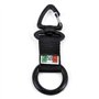 Best divers Clip pour Octopus avec Anneau Silicone Noir