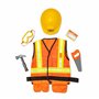 Melissa & Doug - 14837 - Costume De Travailleur De La Construction
