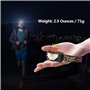 MakeTheOne Lot de 2 lampes frontales LED rechargeables ultra légères pour adultes et enfants, 6 modes d'éclairage blanc et rouge