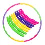 joyfuntech 8 pièces enfants Hula Hoop Cerceau coloré diamètre 65 cm haute qualité démontable petit pour entraînement sport & jeu