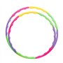 joyfuntech 8 pièces enfants Hula Hoop Cerceau coloré diamètre 65 cm haute qualité démontable petit pour entraînement sport & jeu